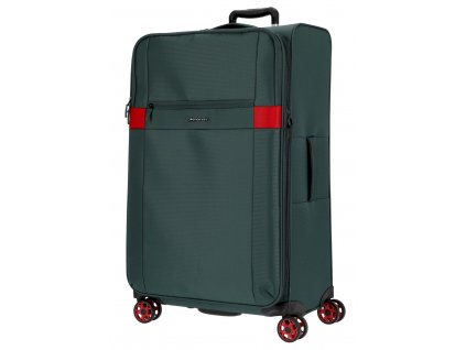 March 15 Kober 4 Rollen Trolley L 72 cm erw dark green 2433 03 72 2