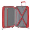 174880 14 cestovni kufr american tourister sound box m exp cervena