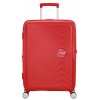 174880 18 cestovni kufr american tourister sound box m exp cervena