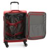 169669 7 cestovni kufr roncato speed 4w l red
