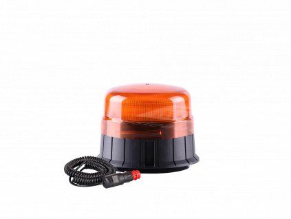 Oranžový výstražný maják 39LED 12/24V s úchytom na magnet/3 bodový