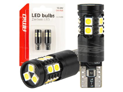 LED žiarovka CANBUS T10 W5W 13SMD 3030 White 12V/24V