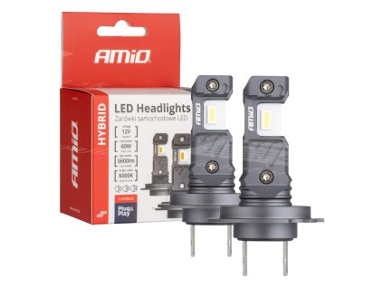 LED žiarovky hlavného svietenia Hybrid séria H7 H18 6000K Canbus 60W