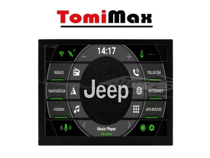 Jeep, Chrysler, Dodge ANDROID 14 autorádio s WIFI, GPS, USB, BT