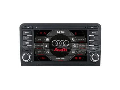Audi A3 autorádio 14 autorádio s WIFI, GPS, USB, BT LOW