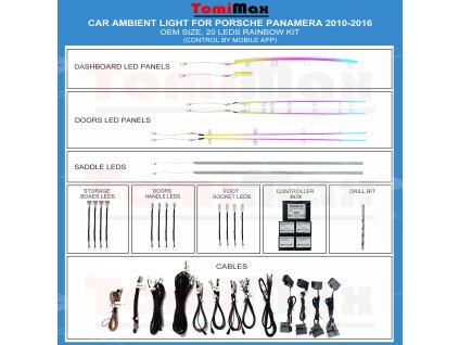 2010 2016 PORSCHE Panamera 20Leds