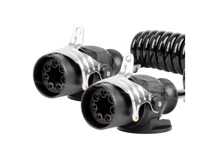 Špirálový kábel TIR 2x 7 PIN typ EBS 5m 24V