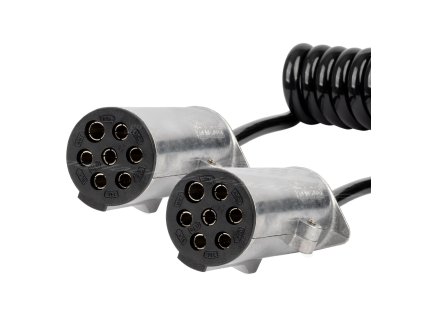 Špirálový kábel TIR 2x 7 PIN typ N 5m 24V