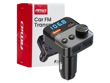 FM transmitter 1×USB-A 1×USB-C 12/24V