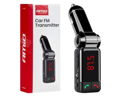 FM transmitter 2×USB-A 12V 24V