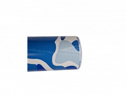 Karbónová fólia maskáčová modrá (air free bubbles)