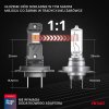LED žiarovky hlavného svietenia Hybrid séria H7 H18 6000K Canbus 60W