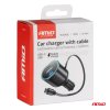 Rýchla autonabíjačka 3.0 s 30W C navíjacím káblom PD20W