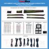 (2) 2016 2021 HONDA Civic Carbon fiber 20Leds