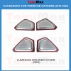 (1) 18 22 Cayenne luminous speaker cover(red)