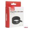 Magnetický USB kábel USB-C na USB-C 60W 100cm