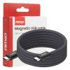 Magnetický USB kábel USB-C na USB-C 60W 100cm
