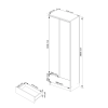 skri a rexa 60 cm biela sonoma 9c13a3c2