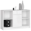 komoda b 17 120 cm biela biely lesk e08e0b97