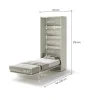 BED CONCEPT BC 03, sklapacia postel vertikalna 90, kasmir 3