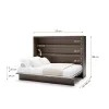 BED CONCEPT BC 04, sklapacia postel horizontalna 140, dub dunin 3