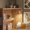 BED CONCEPT BC 05, sklapacia postel horizontalna 120, dub artisan 6