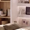 BED CONCEPT BC 04, sklapacia postel horizontalna 140, biela lesklá 5