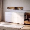 BED CONCEPT BC 06, sklapacia postel horizontalna 90, biela 4