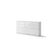 BED CONCEPT BC 06, sklapacia postel horizontalna 90, biela leskla 1