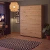 BED CONCEPT BC 12, sklapacia postel vertikalna 160, dub artisan 4