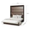 BED CONCEPT BC 13, sklapacia postel vertikalna 180, dub dunin 3