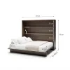 BED CONCEPT BC 14, sklapacia postel horizontalna 160, dub dunin 3
