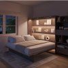 BED CONCEPT BC 14, sklapacia postel horizontalna 160, dub dunin 5