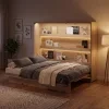 BED CONCEPT BC 14, sklapacia postel horizontalna 160, dub artisan 4