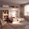 BED CONCEPT BC 14, sklapacia postel horizontalna 160, biela leskla 4