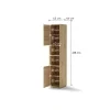 BED CONCEPT BC 08, 2 dverova skrinka 2d, dub artisan 3