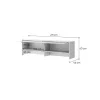 BED CONCEPT BC 09, nadstavba do BC 04, biela leskla 3