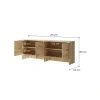 BED CONCEPT BC 10, nadstavba do BC 05, dub artisan 3
