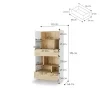 BED CONCEPT BC 28, regal H178, biela dub artisan 3