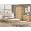 BROOKLIN 160, postel s lamelovym rostom, dub Kraft zlaty 3