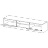 BROOKLIN 2D, otvoreny TV stolik, biela 2