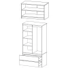 BROOKLIN nadstavec pre skrinu BROOKLIN 2D2S, biela 2