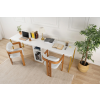 twin study desk dvojit p sac st l biela 8d407e4a