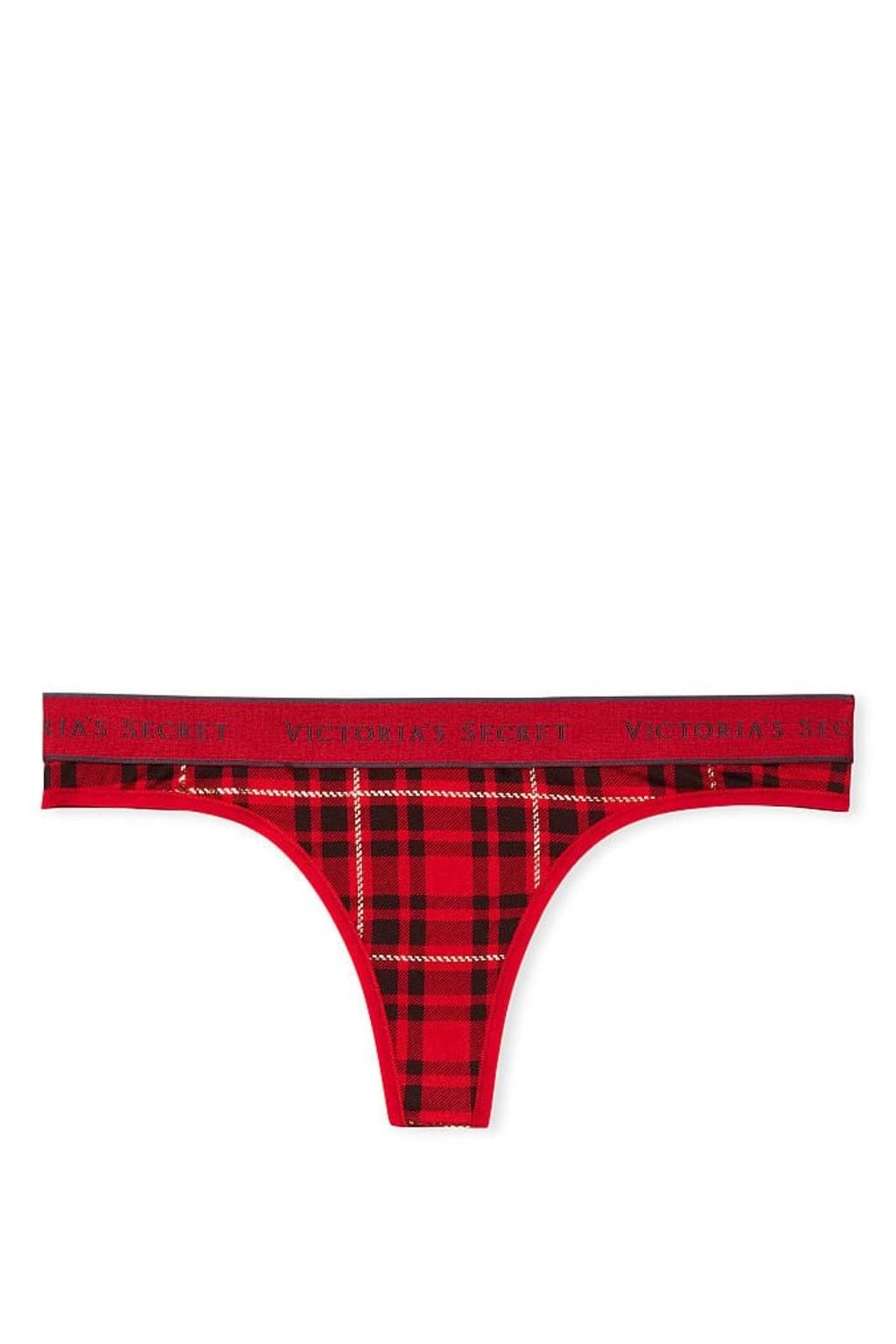 Tangá Victoria's Secret Cotton red holly plaid