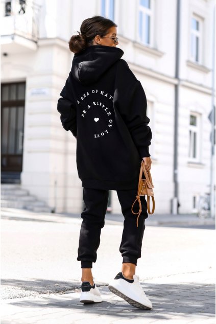 Tepláková súprava Heart čierna