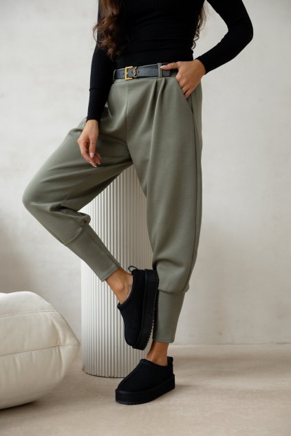 Dámske nohavice Como khaki (Velikost UNI)