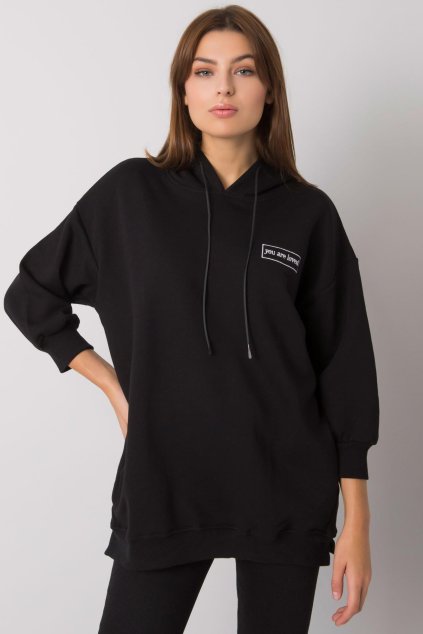 Mikina s kapucňou You Are Loved čierna (Velikost UNI)