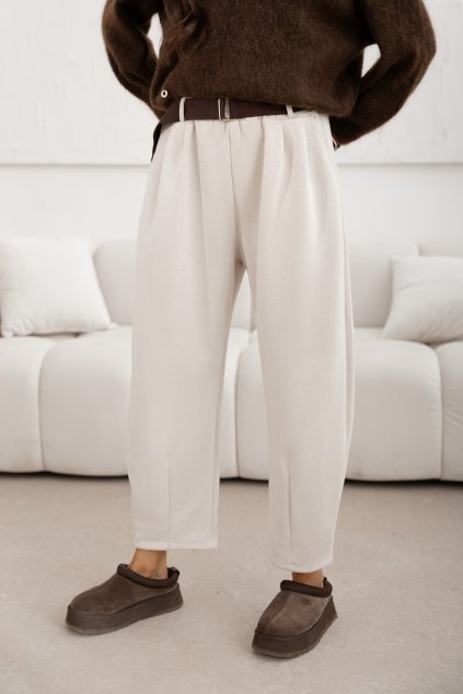 Dámske nohavice Lugano svetlo béžové (Velikost UNI)