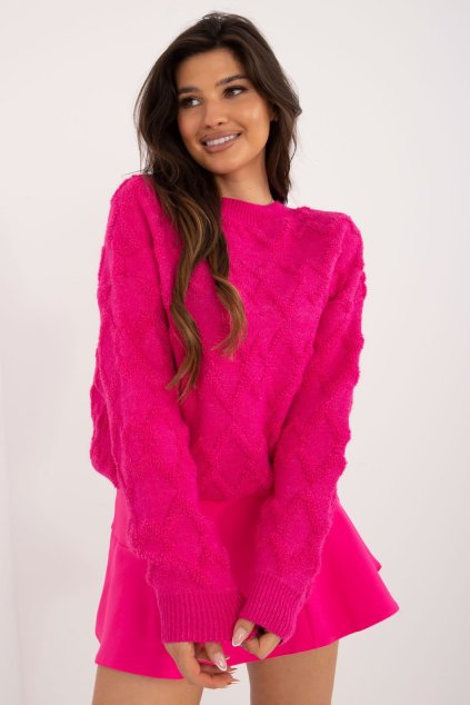 Sveter Edit fuchsiový (Velikost UNI)