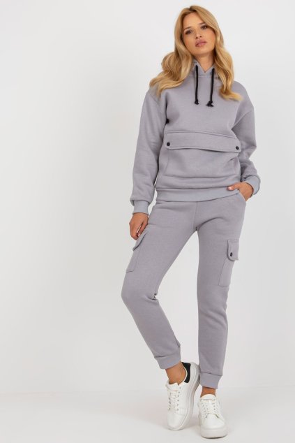 Tepláková súprava Trendfit sivá (Velikost UNI)